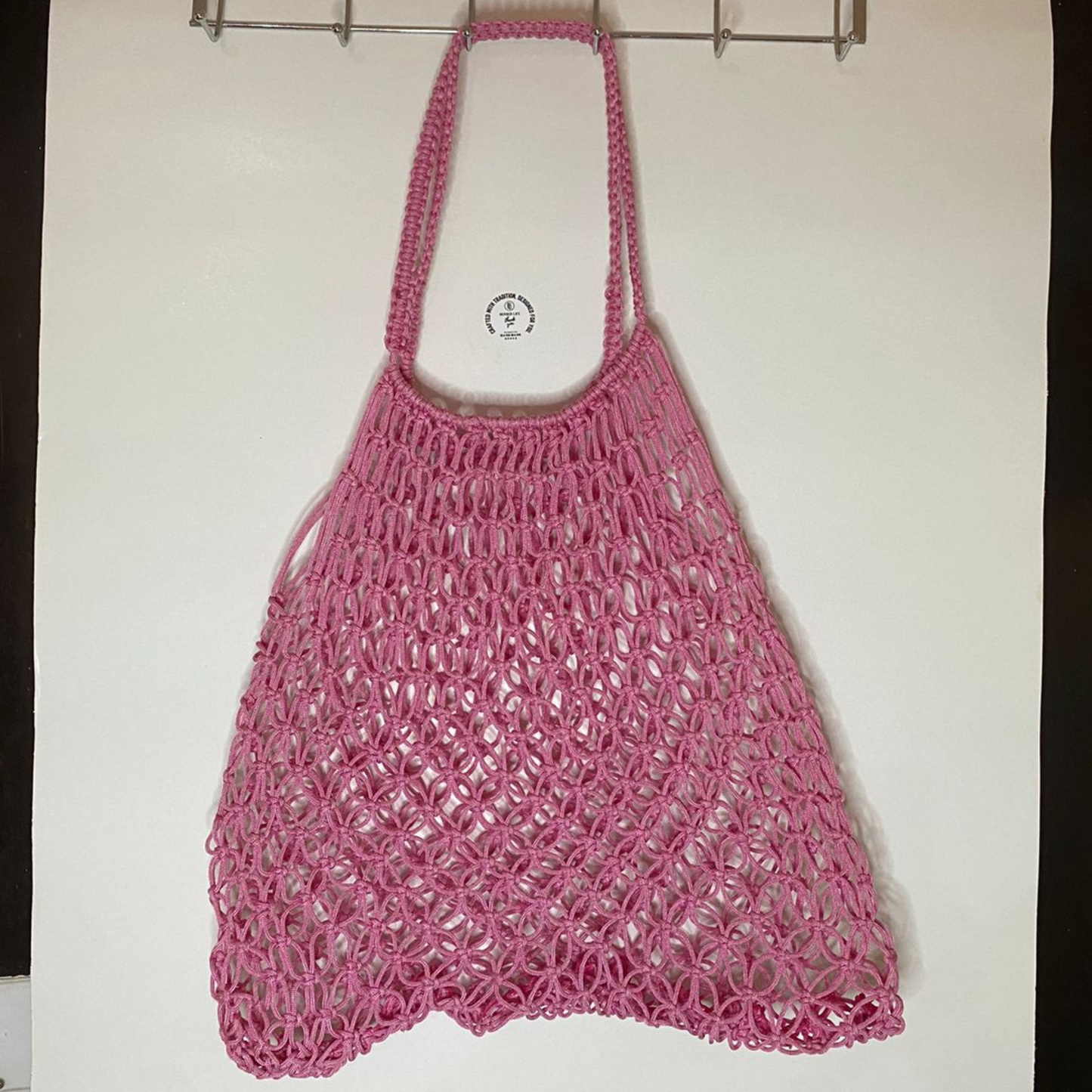 Crochet Rope Net Bag Boho Chic Large