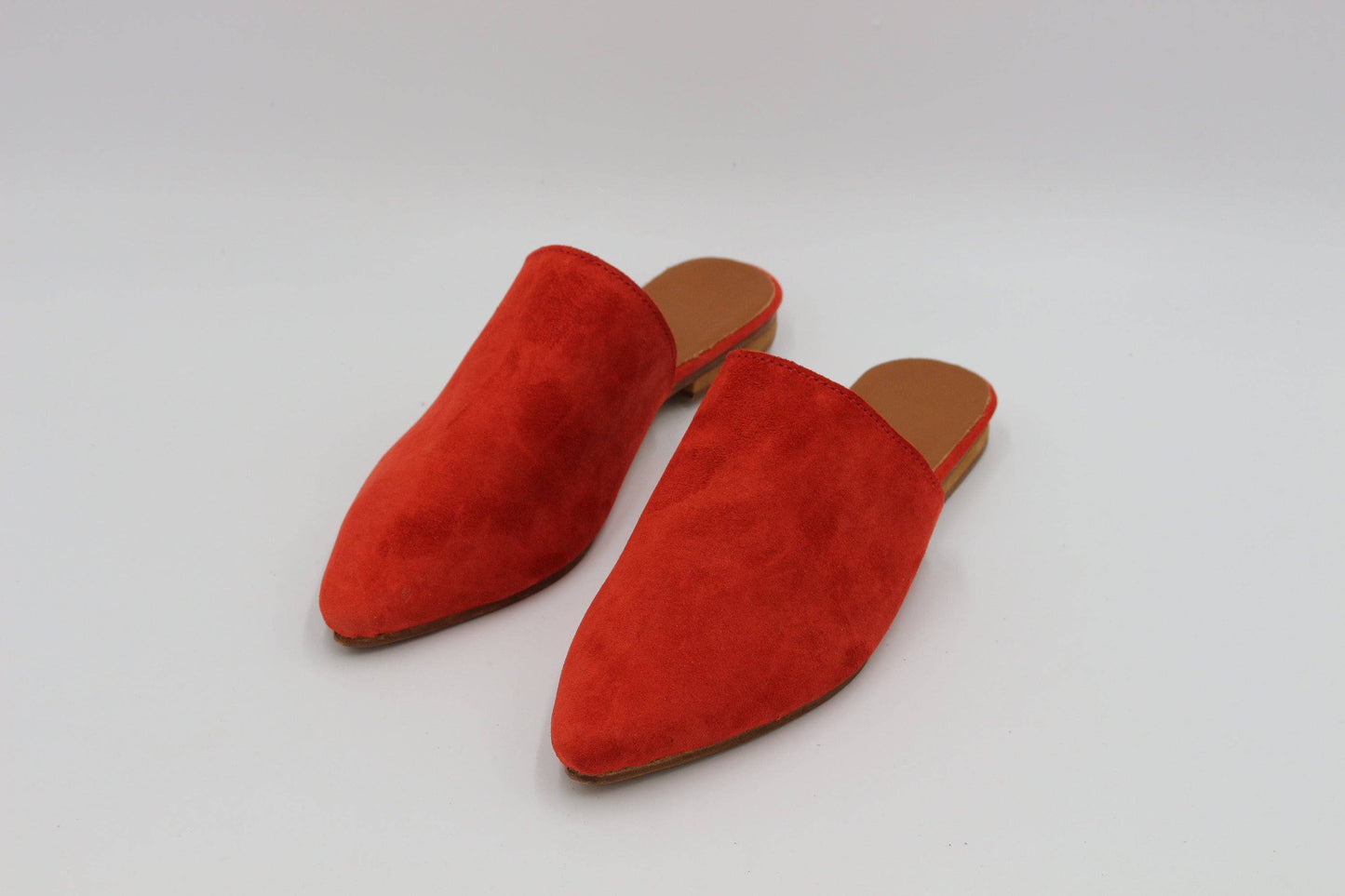 Moroccan Womens leather mules Multi Colors - berberlifeshop