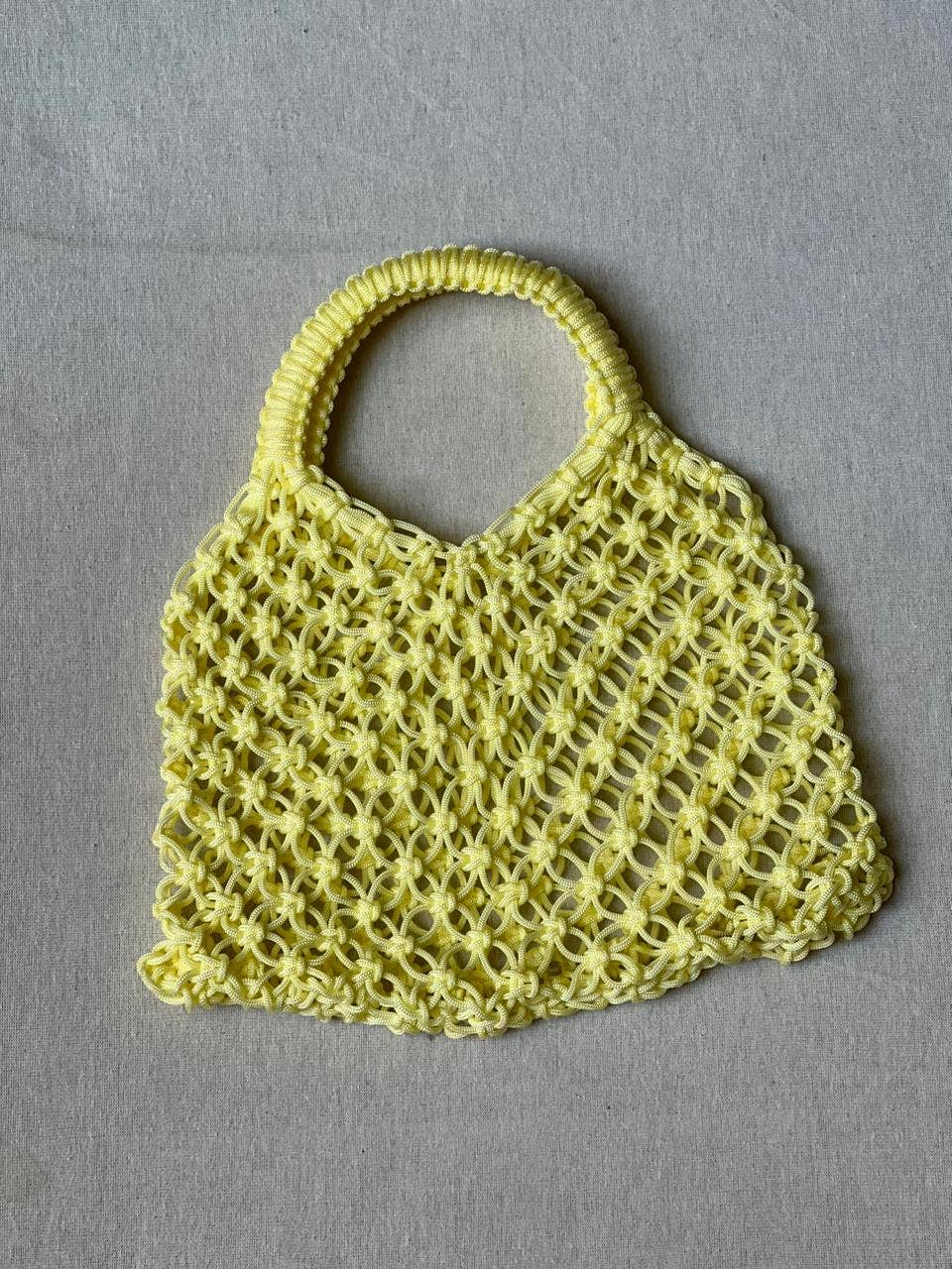 Crochet Rope Bag Boho Chic