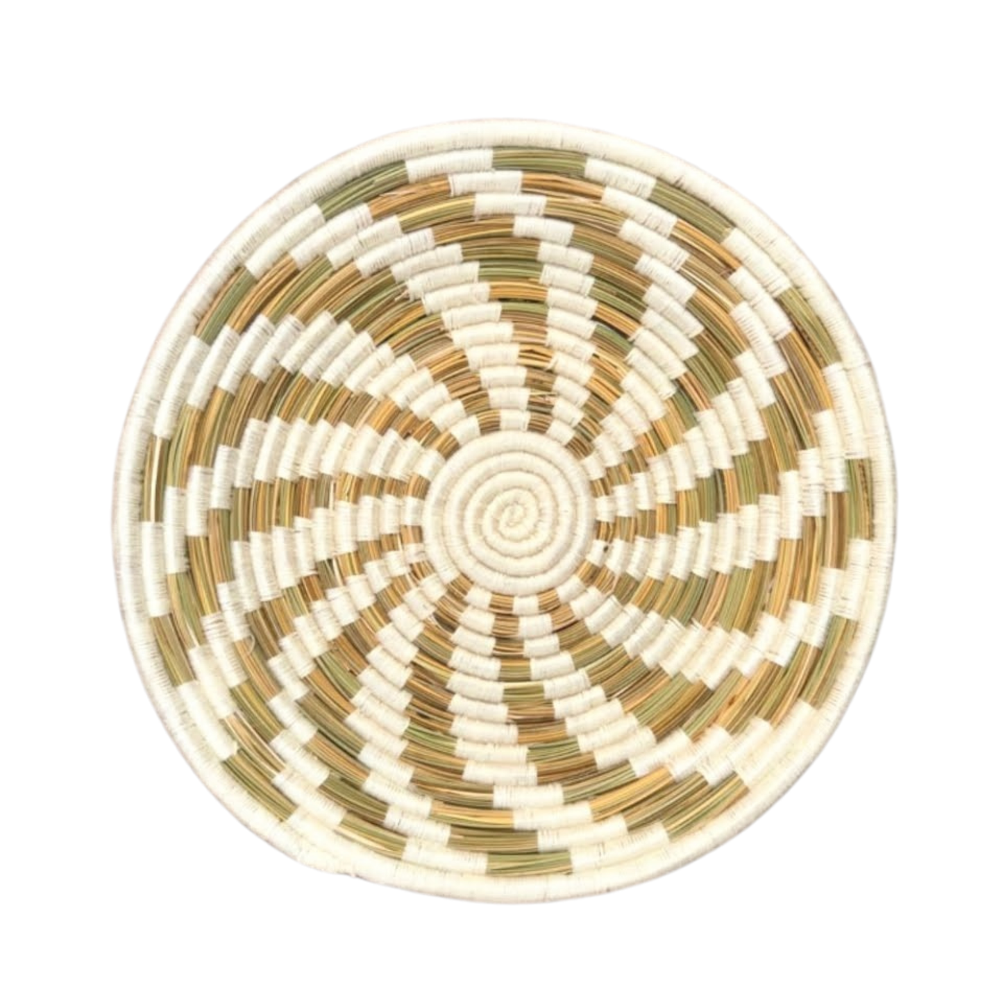 Sustainable Spiral Hand-woven Rattan Basket Bowls v7 - berberlifeshop