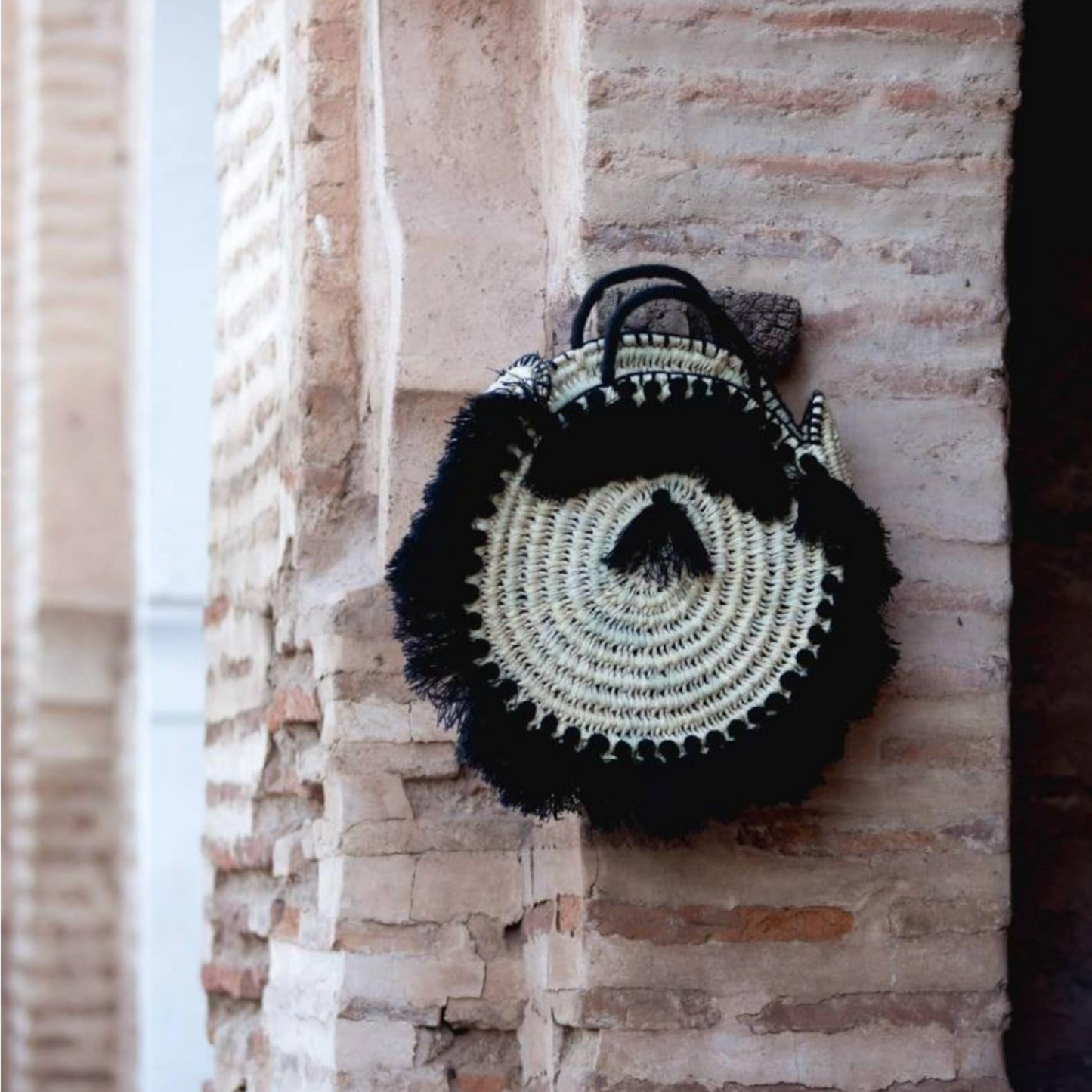 Boho Tassel Round Straw Bag - berberlifeshop