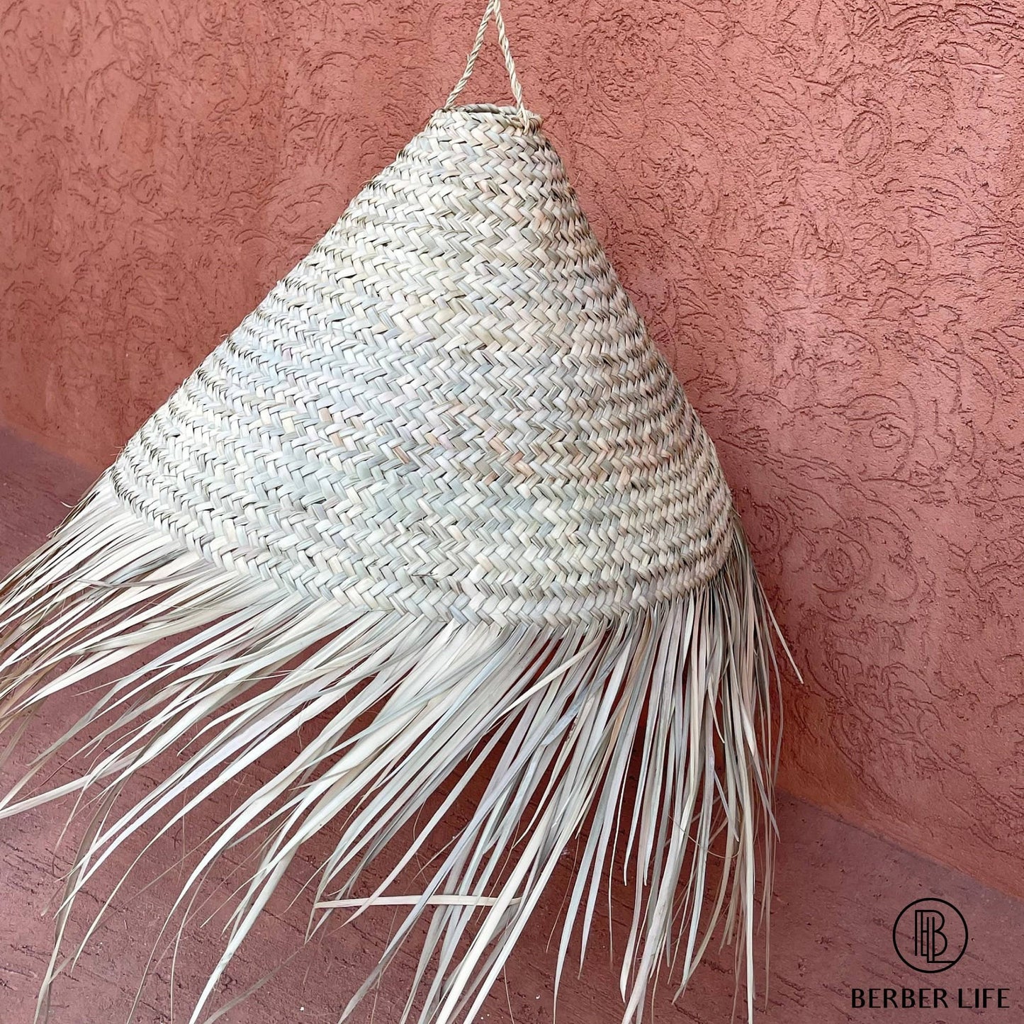 LAMPSHADE MOROCCAN HANDMADE in Rattan, wicker shade - berberlifeshop