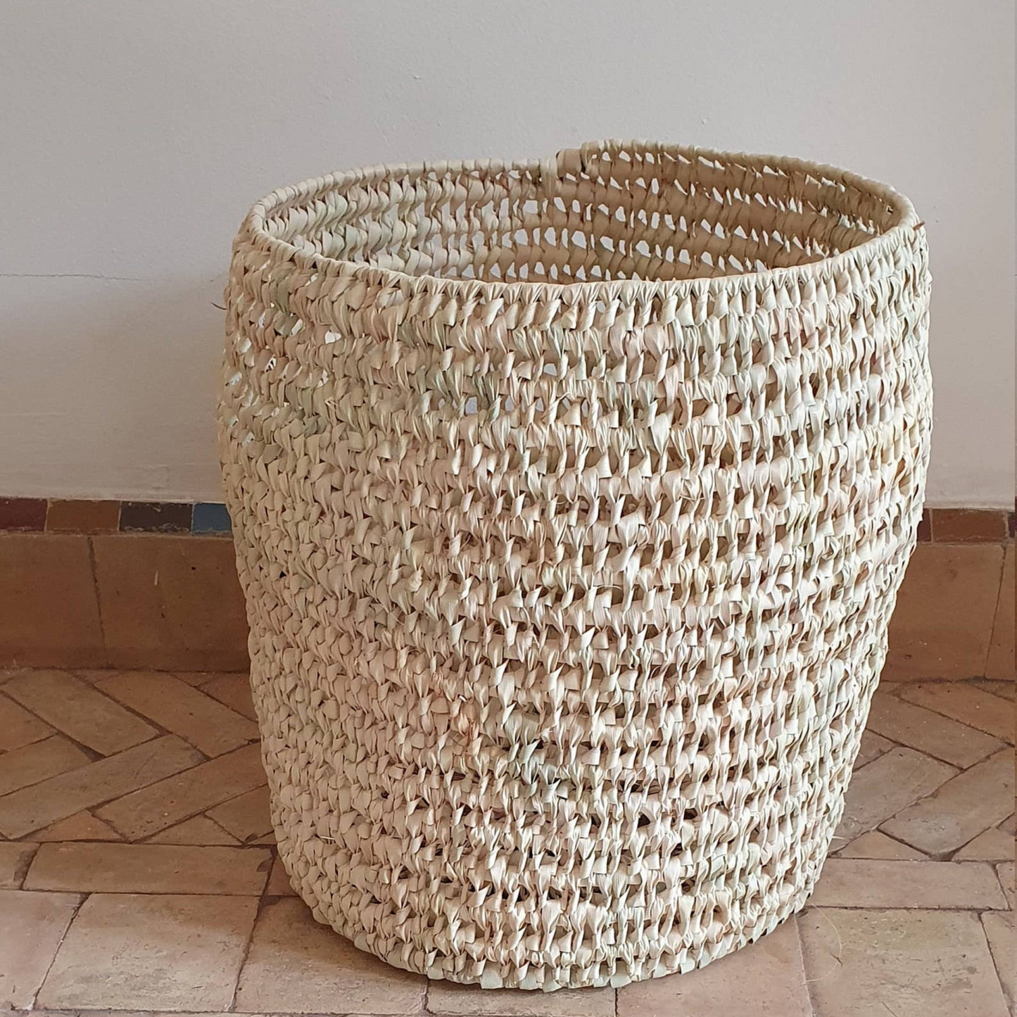 Set of 3 Round Wicker Basket - berberlifeshop