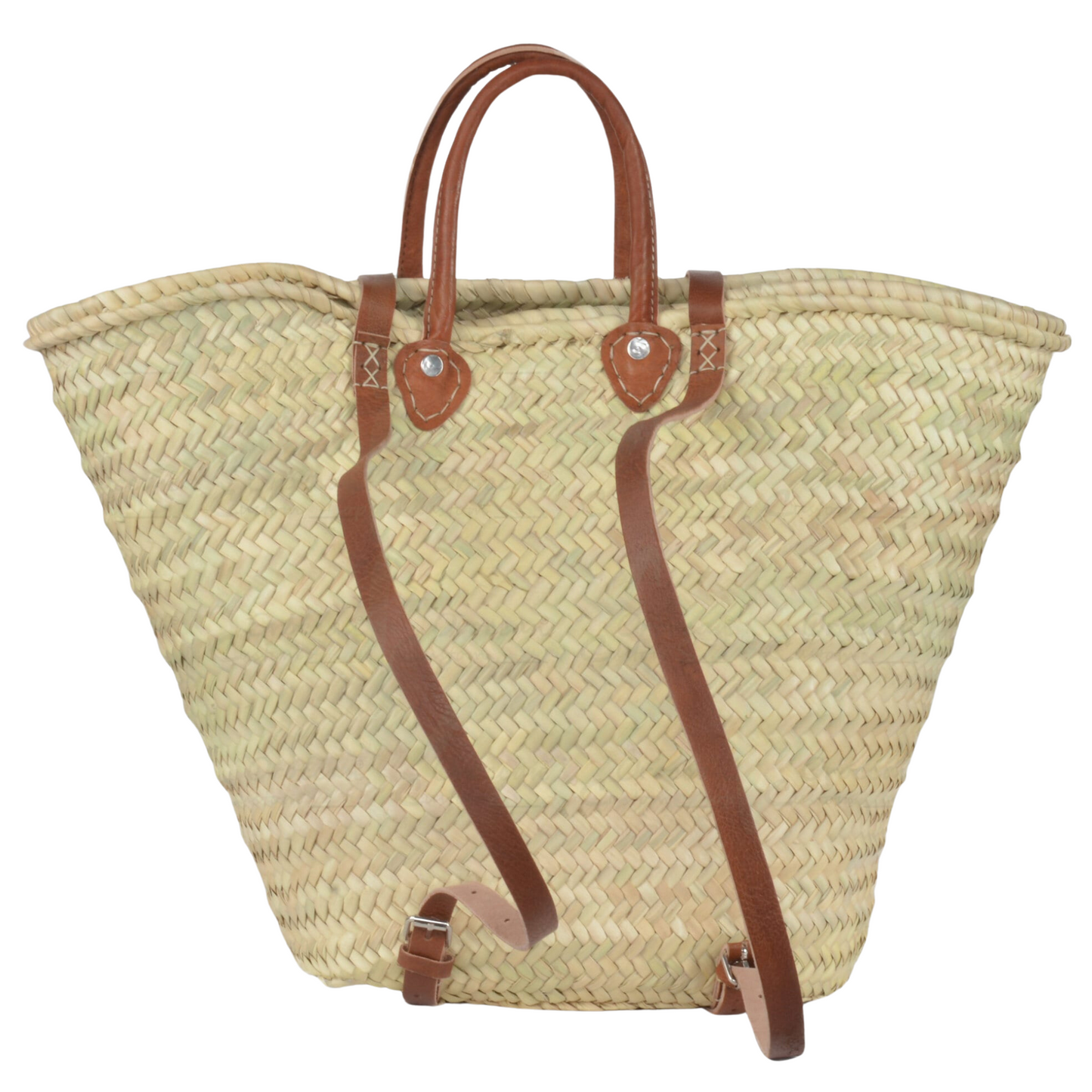 Le Marché French Straw Basket Market Backpack - berberlifeshop