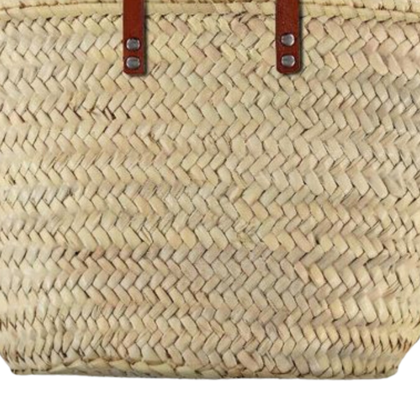 Leather Handled Straw Bags - Classic Collection can be Monogrammed - berberlifeshop