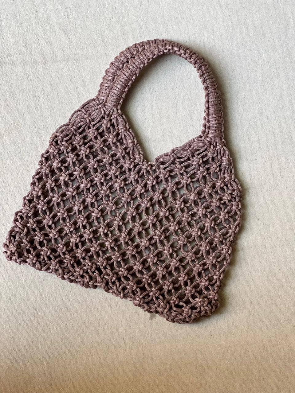 Crochet Rope Bag Boho Chic