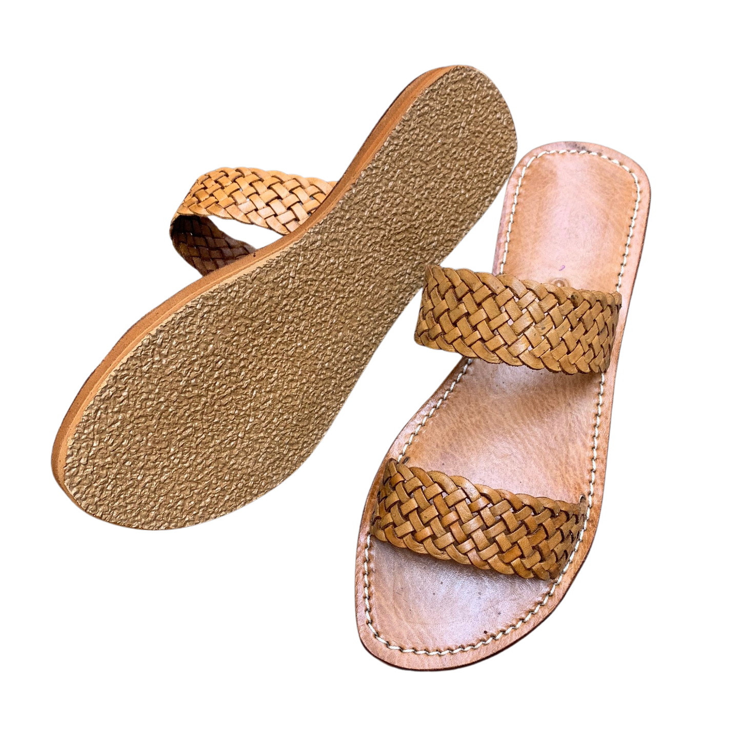 Moroccan leather sandals, Summer shoes 100% HANDMADE - berberlifeshop