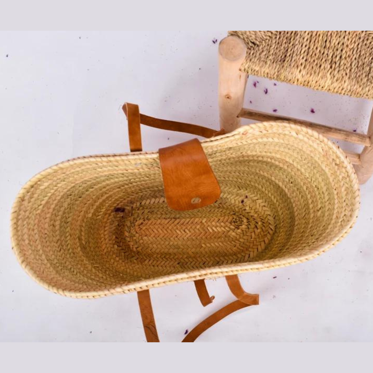 Sunset Sands Voyager Large Straw Beach Tote Bag