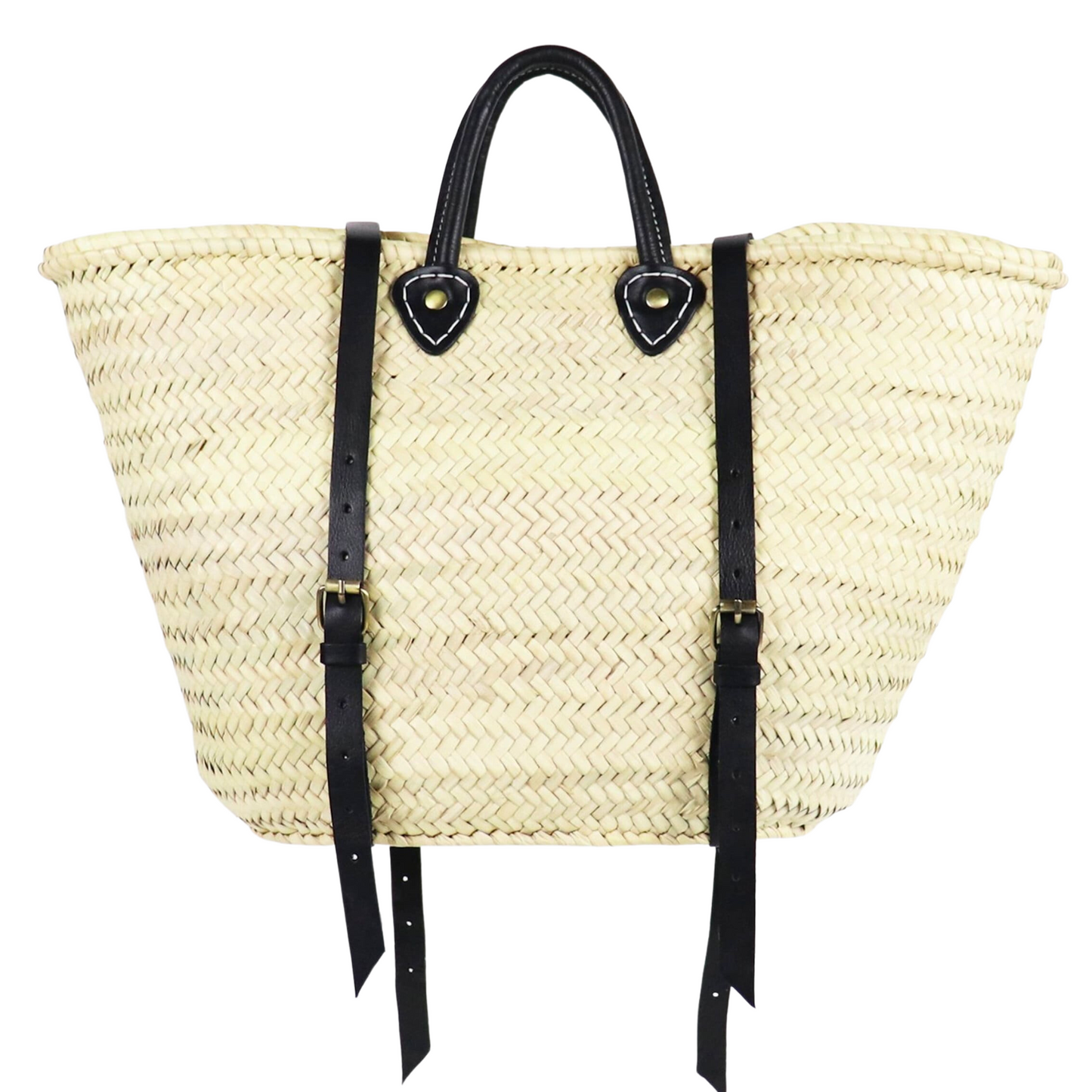 Le Marché French Straw Basket Market Backpack - berberlifeshop