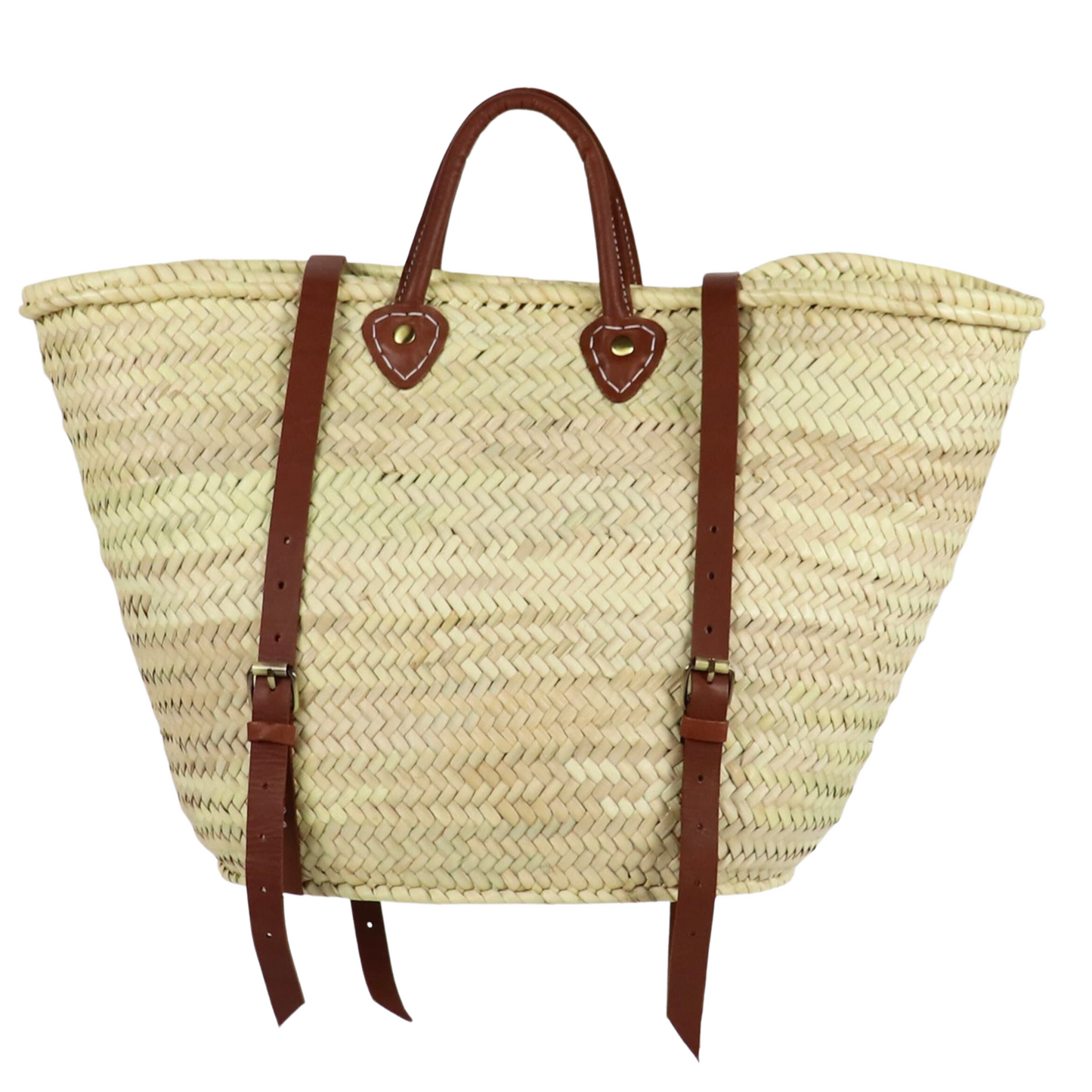 Le Marché French Straw Basket Market Backpack - berberlifeshop