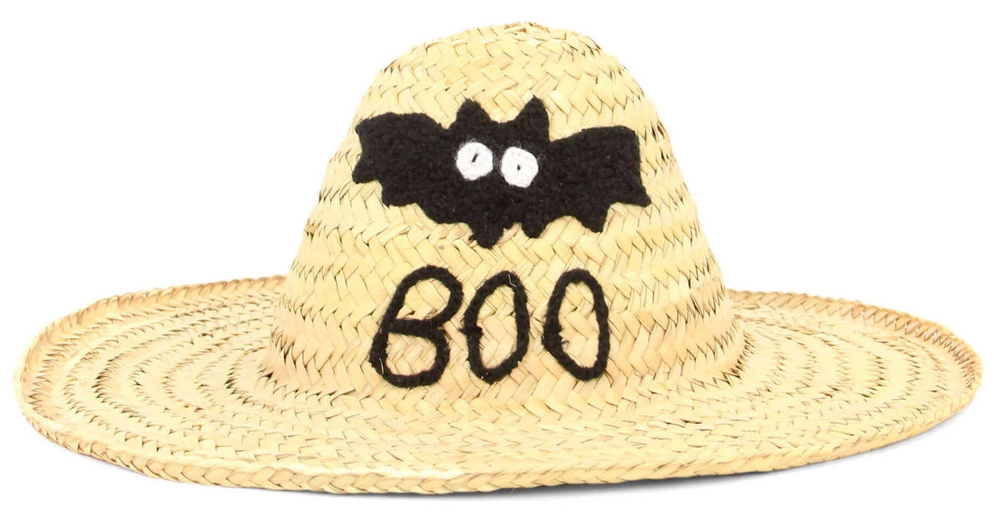 Personalized Handmade Halloween Straw Hat - berberlifeshop