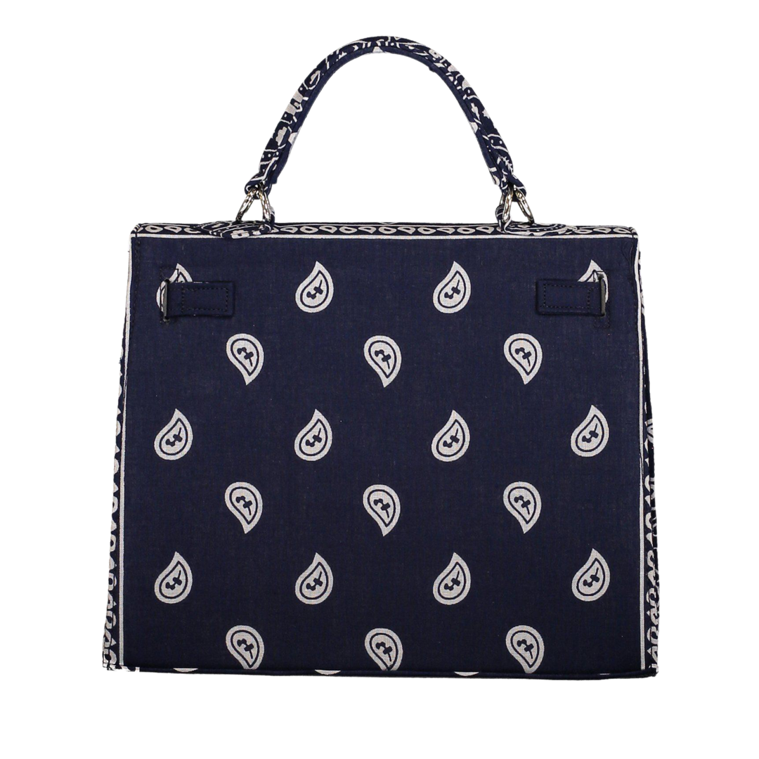 Trendy Mini Kelly Style Bandana Handbag - Compact and Chic - berberlifeshop