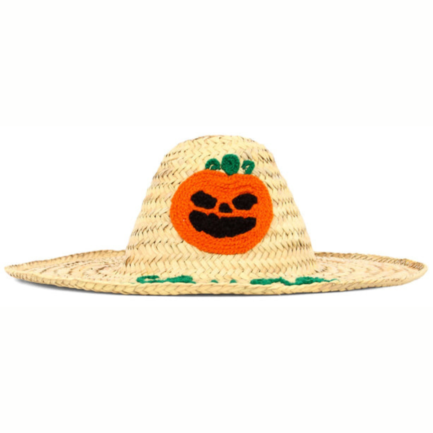 Enchanted Straw Witch Hat pumpkin - Personalized