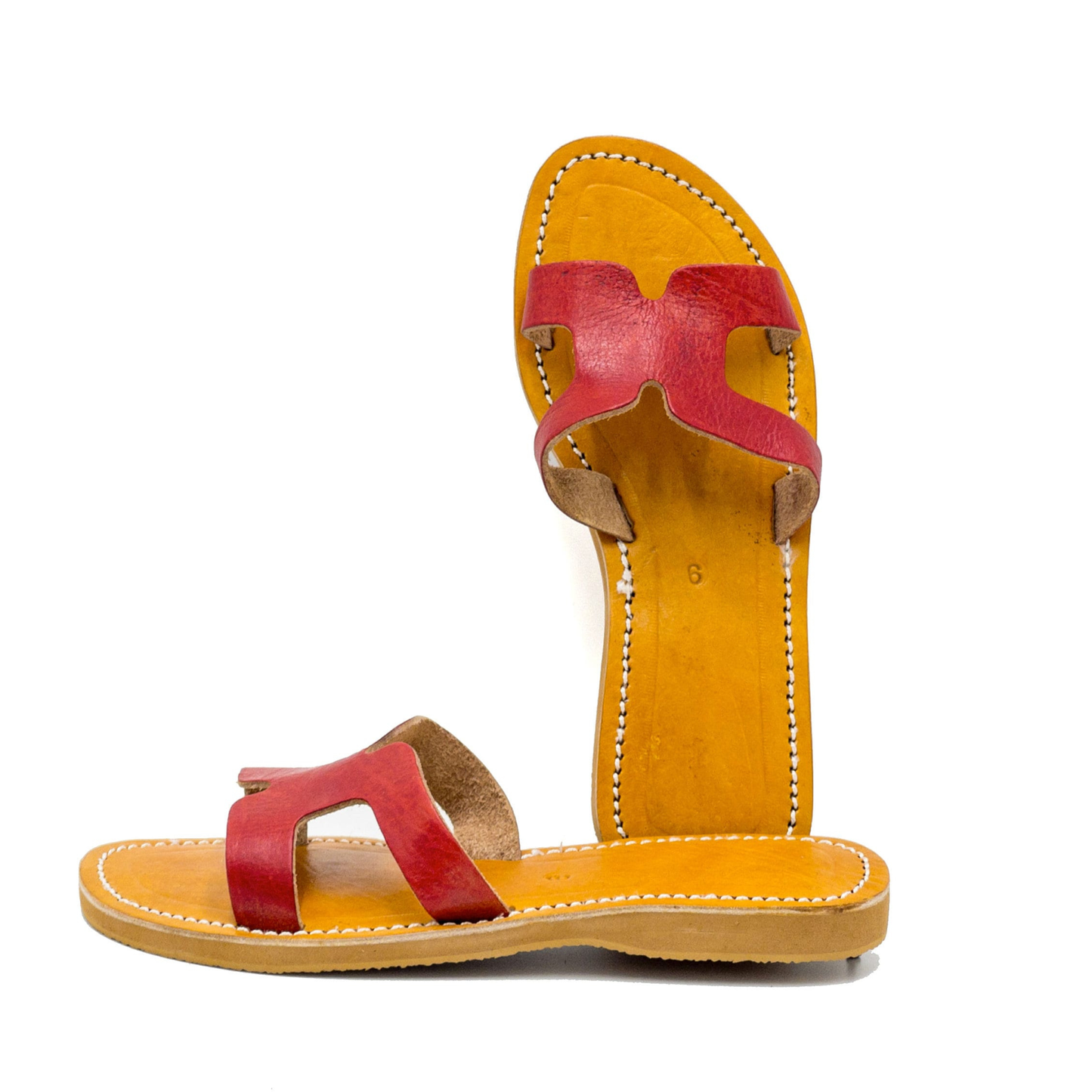 Moroccan Designer leather Sandals - berberlifeshop