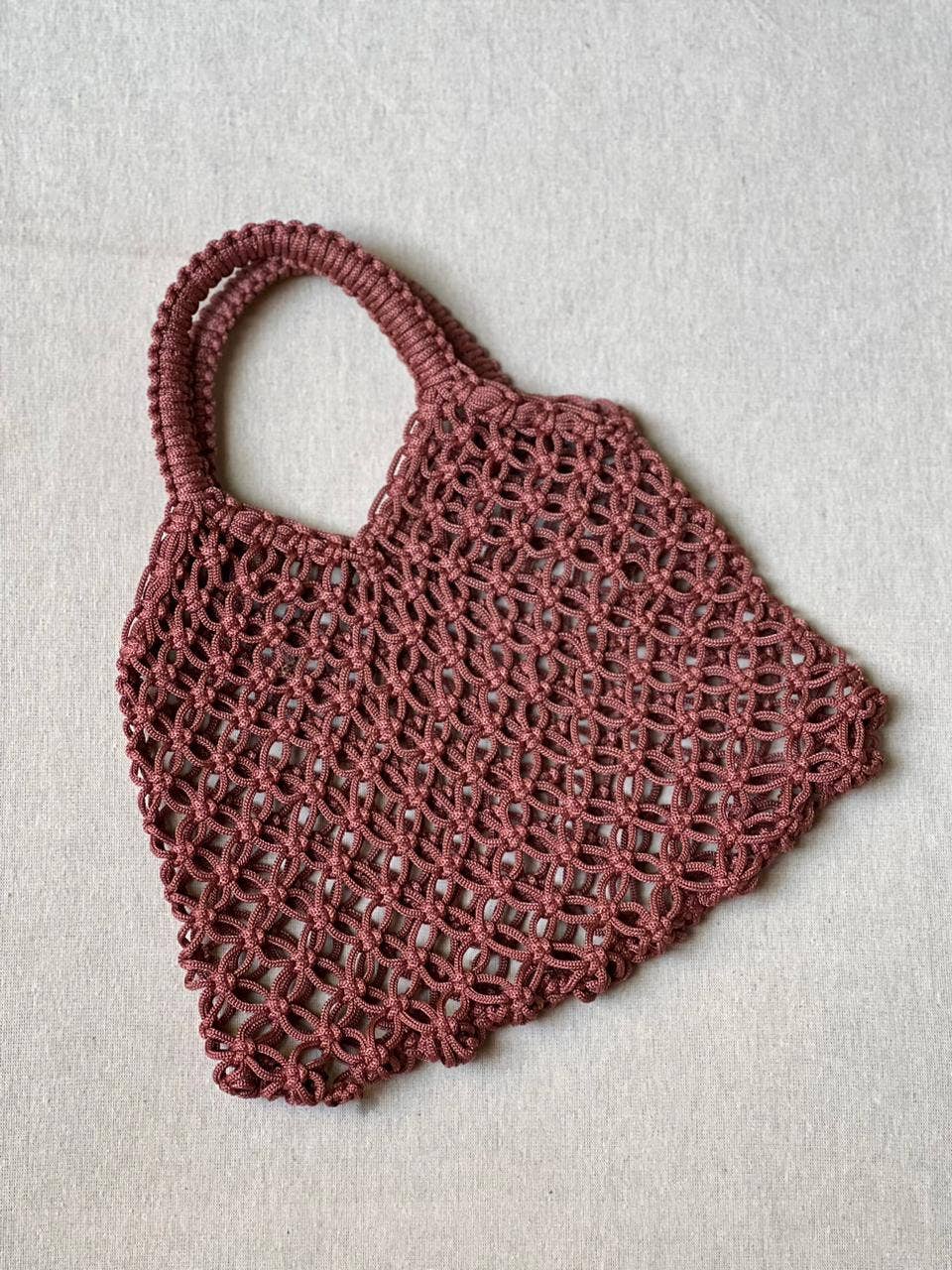 Crochet Rope Bag Boho Chic