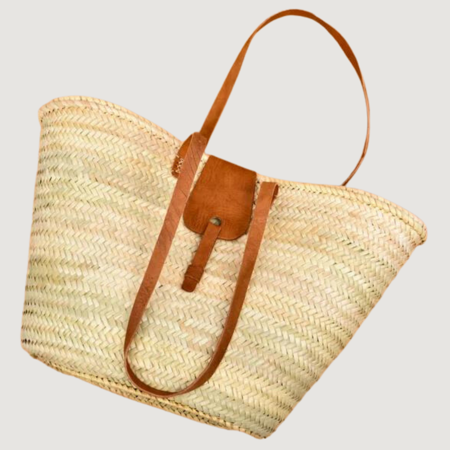 Sunset Sands Voyager Large Straw Beach Tote Bag