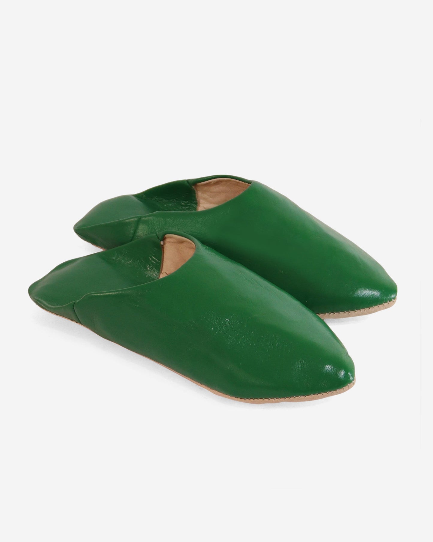 Leather Unisex Babouches Slippers Dyed With Natural Color - berberlifeshop