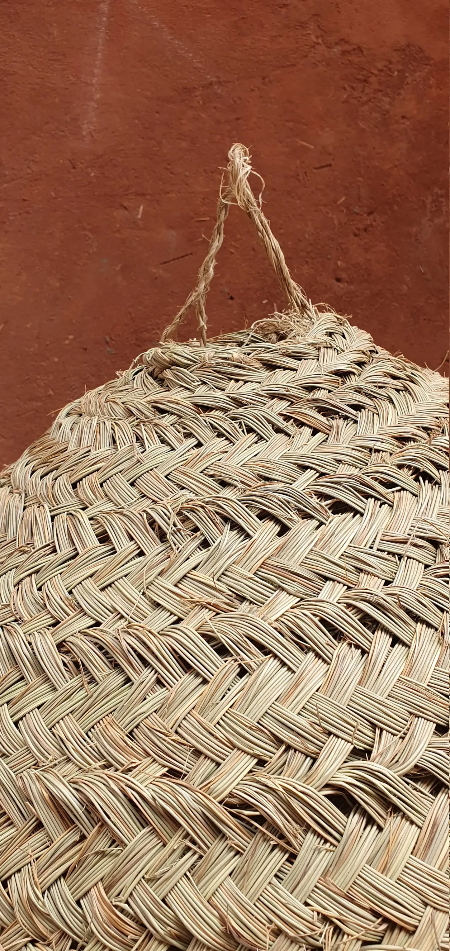 Moroccan handmade Natural Rattan lampshade, Suspension ball - berberlifeshop