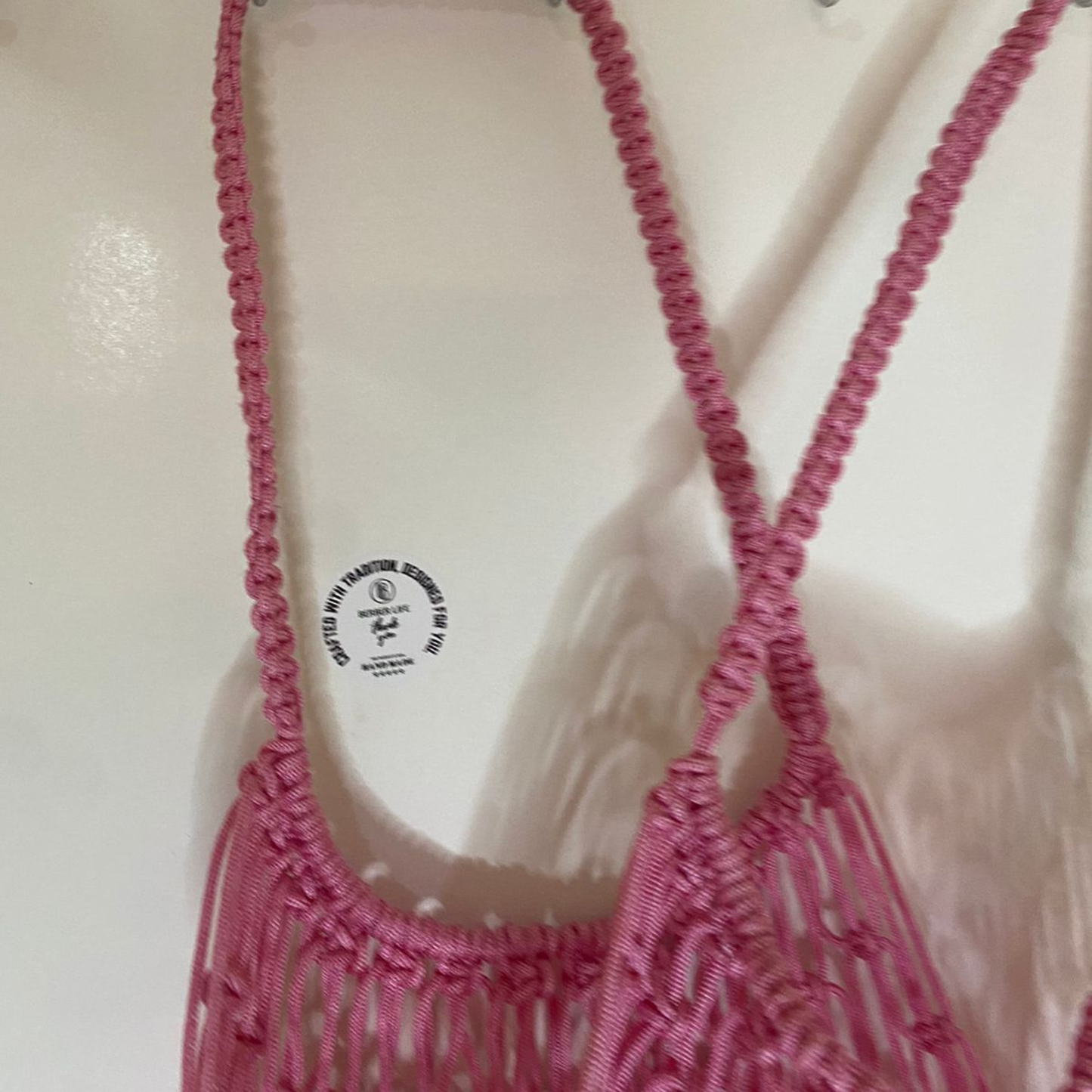 Crochet Rope Net Bag Boho Chic Large