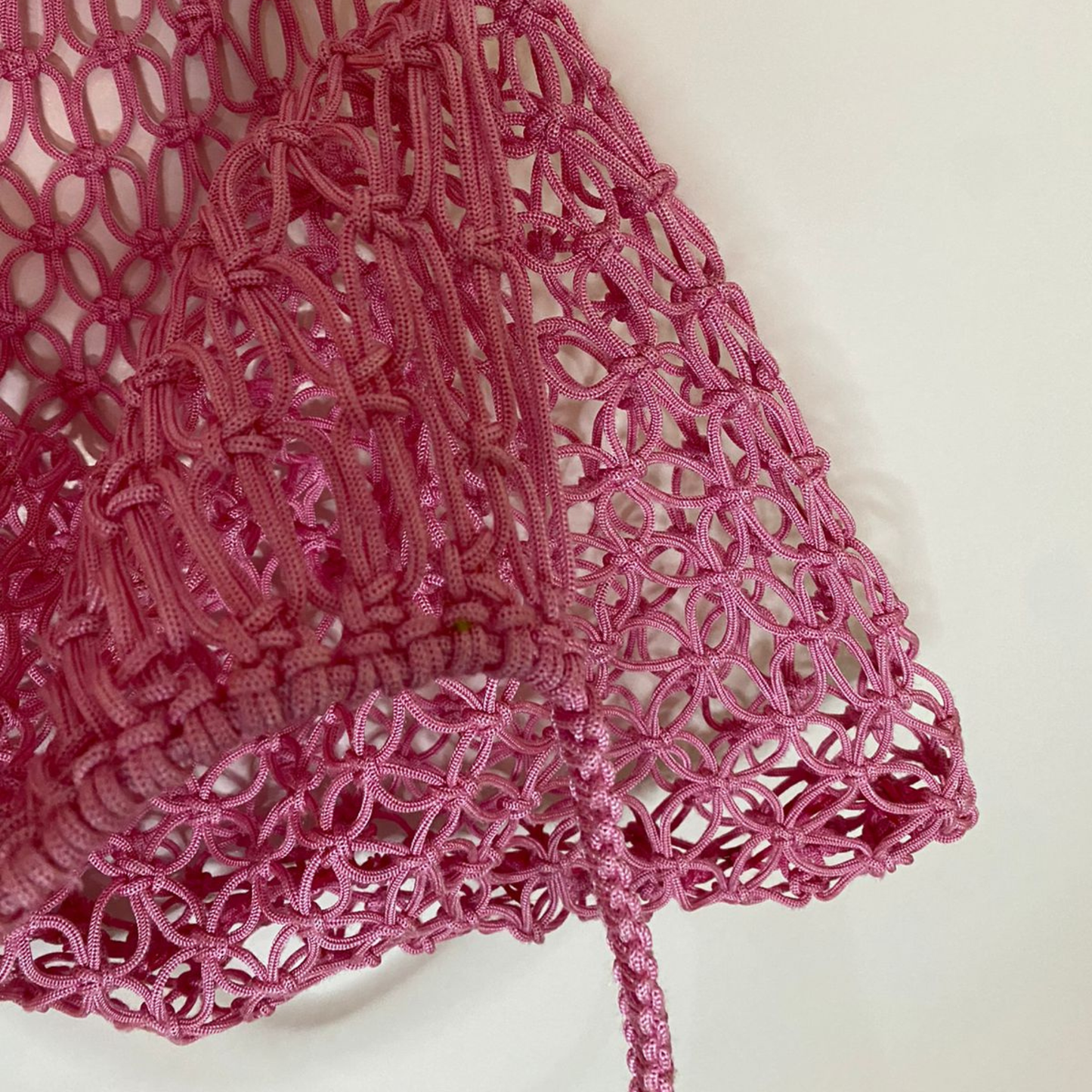 Crochet Rope Net Bag Boho Chic Large