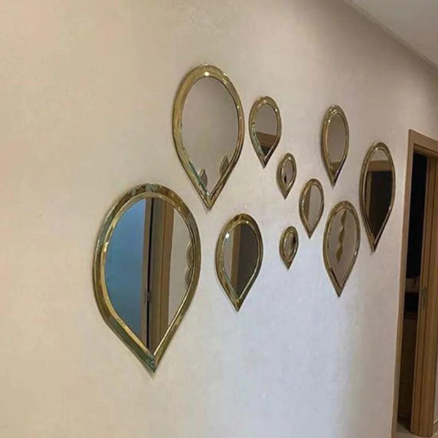 Set of 4 Copper Eye-shaped Mirror - berberlifeshop