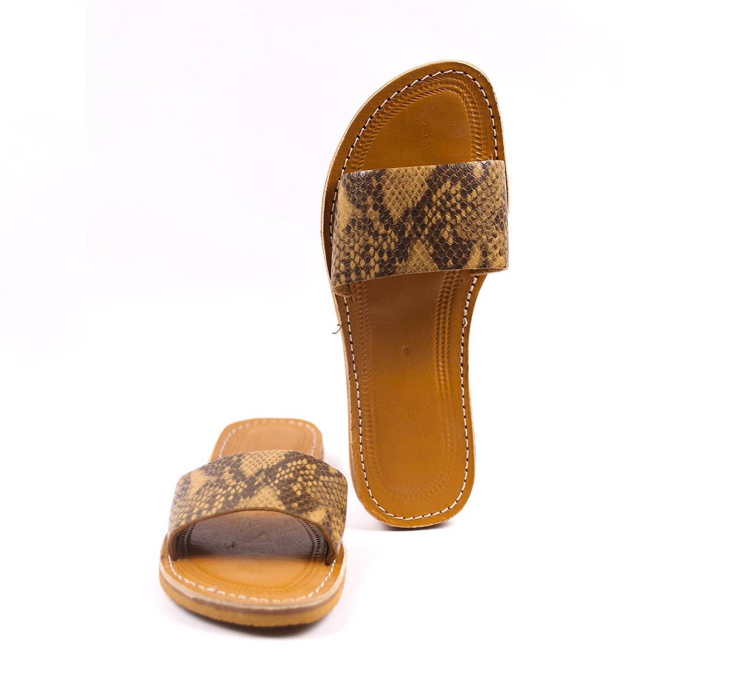 Snake shape leather Sandal - berberlifeshop