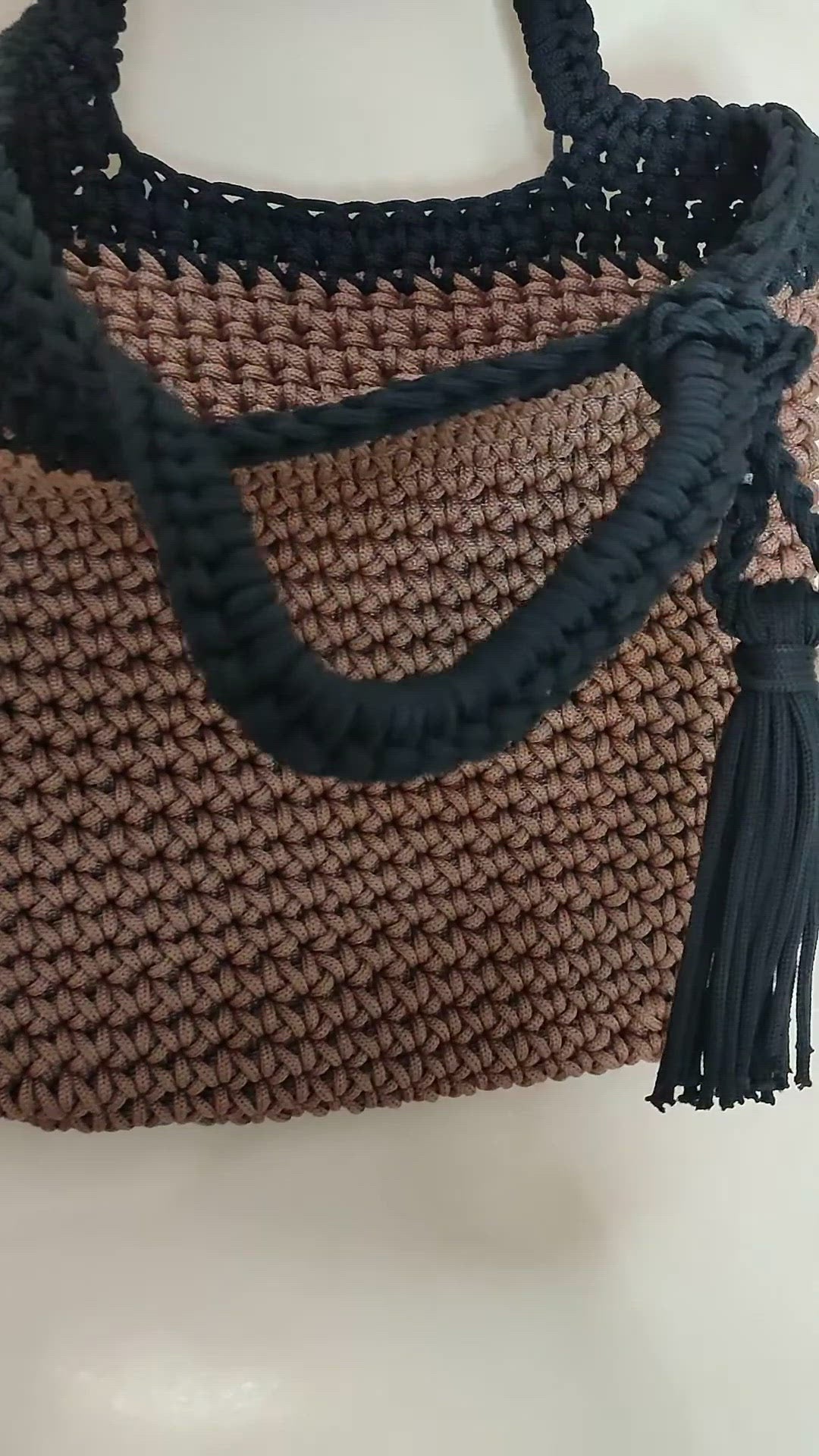 Crochet Rope Bag Boho Chic
