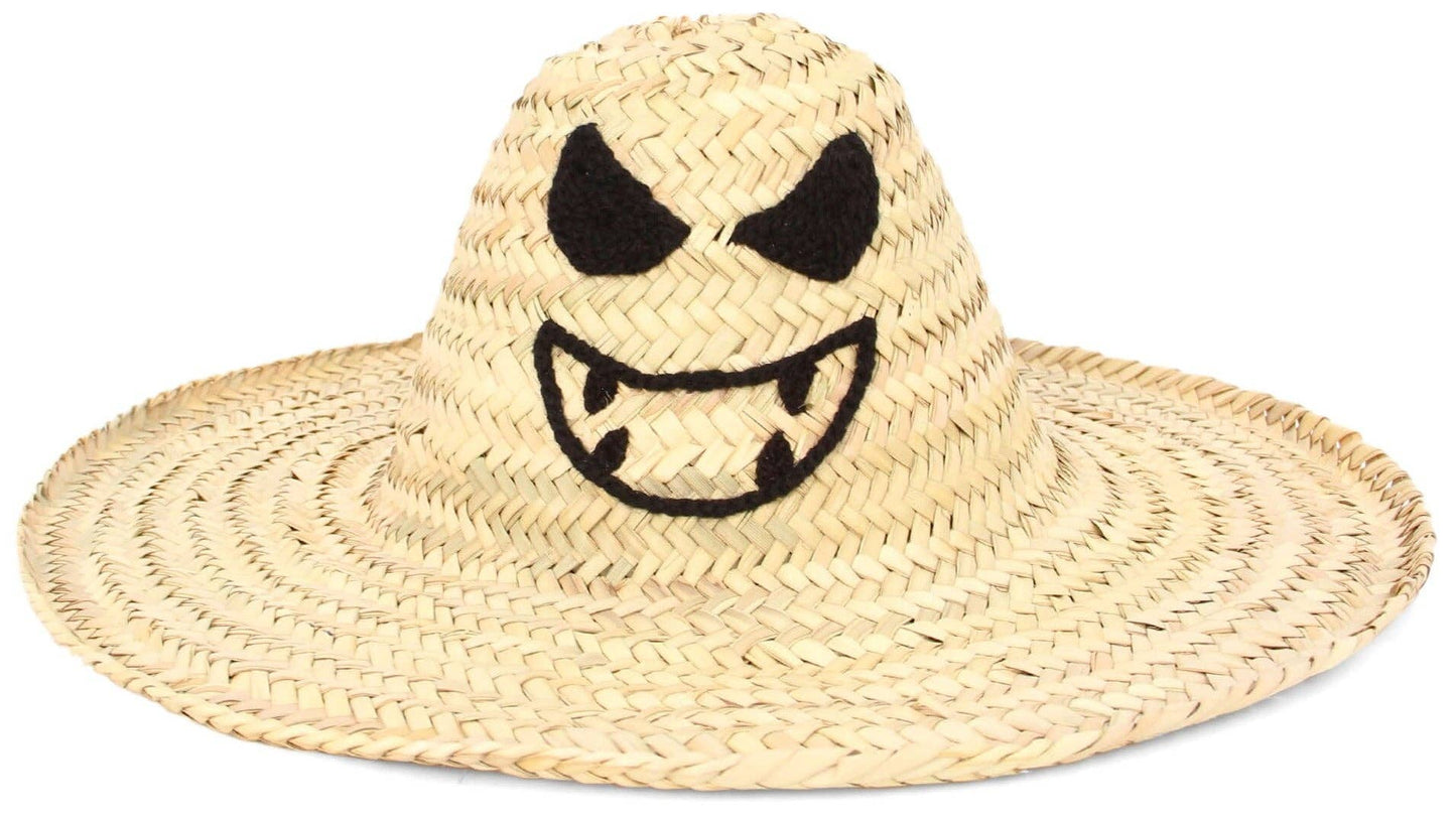 Personalized Handmade Halloween Straw Hat Type 2 - berberlifeshop