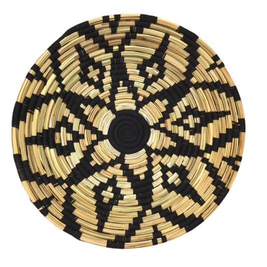 Sustainable Spiral Hand-woven Rattan Basket Bowls v5 - berberlifeshop