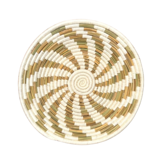 Sustainable Spiral Hand-woven Rattan Basket Bowls v7 - berberlifeshop