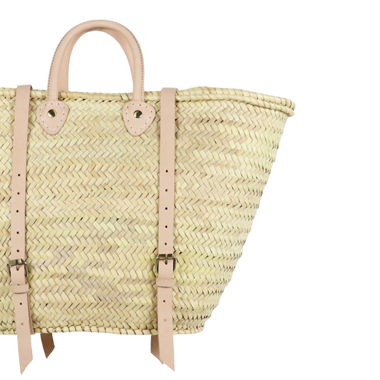 Le Marché French Straw Basket Market Backpack - berberlifeshop