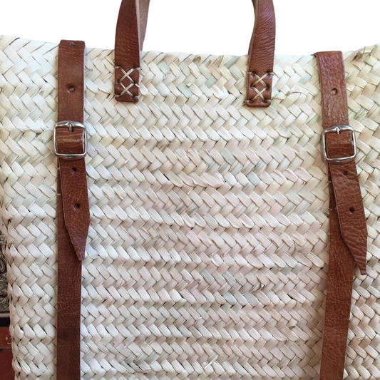 Coastal Retreat Sunseeker Straw Beach Backpack - berberlifeshop