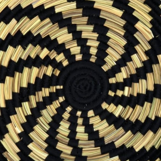 Sustainable Spiral Hand-woven Rattan Basket Bowls - berberlifeshop