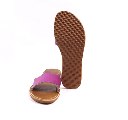 Hot Pink leather Sandal - berberlifeshop