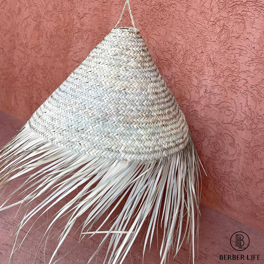 LAMPSHADE MOROCCAN HANDMADE in Rattan, wicker shade - berberlifeshop