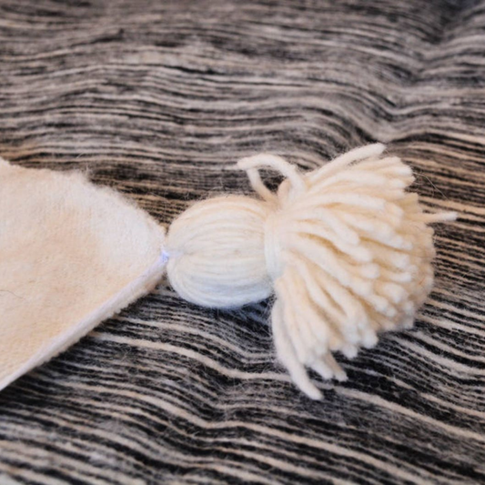 Moroccan blanket Charbone Tassels bed spread - berberlifeshop