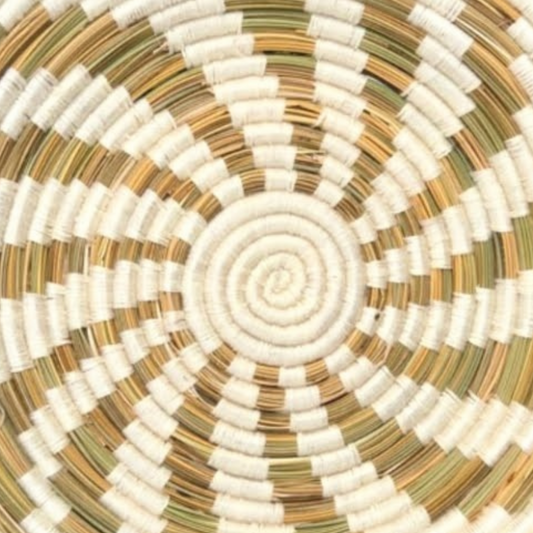 Sustainable Spiral Hand-woven Rattan Basket Bowls v7 - berberlifeshop
