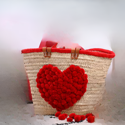 Love Blossom Personalized Valentine's Day Large Tote Bag