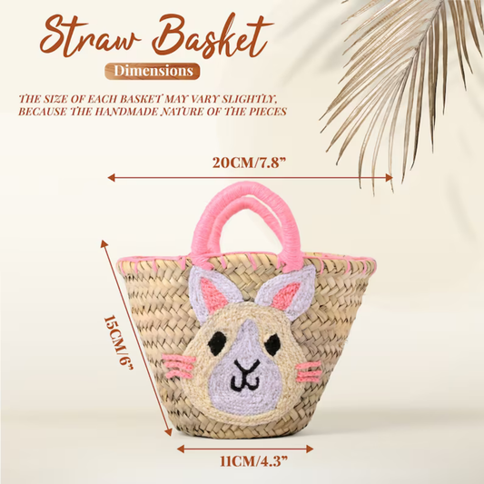 Easter Magic Personalized Easter Basket with Kid's Name