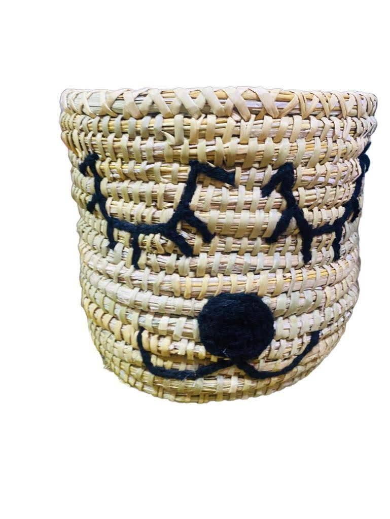 set of 3 cute customizable bohemian style storage basket - berberlifeshop