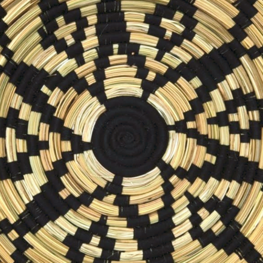 Sustainable Spiral Hand-woven Rattan Basket Bowls v5 - berberlifeshop