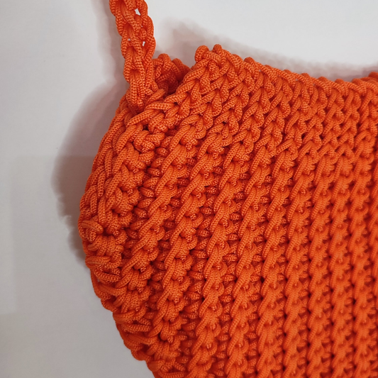 Crochet Rope Net Bag Boho Chic shell
