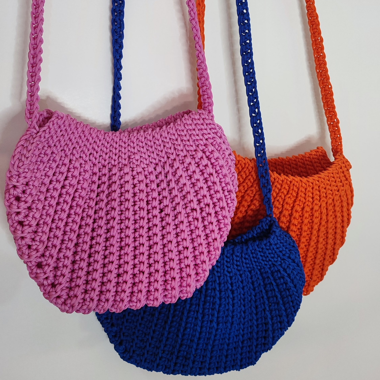 Crochet Rope Net Bag Boho Chic shell