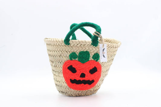 Personalized Halloween Basket for Kids Trick or Treat Bag - berberlifeshop