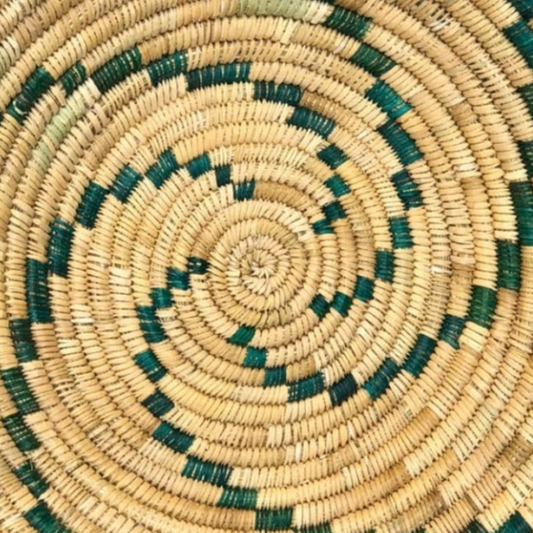 Sustainable Spiral Hand-woven Rattan Basket Bowls v3 - berberlifeshop