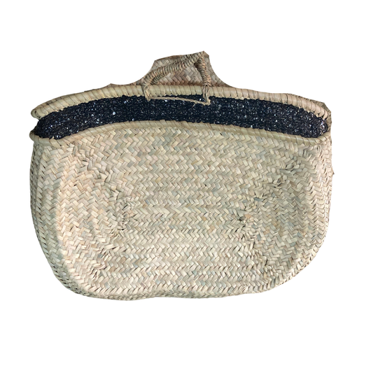 Sequin one-line large bag can be customized with embroidery - berberlifeshop