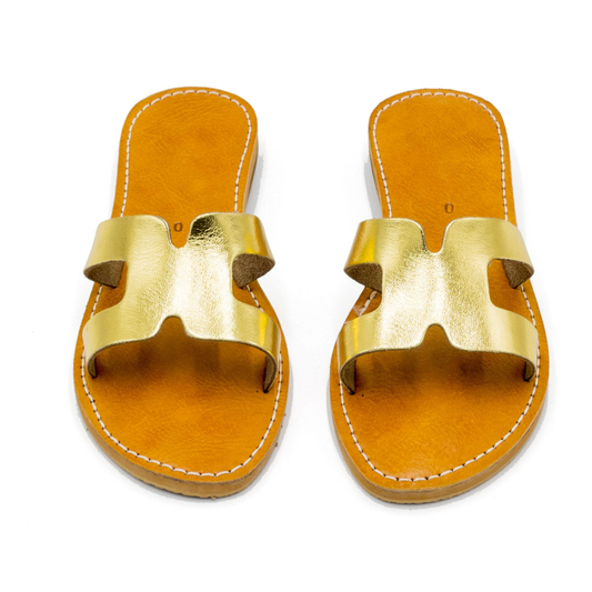 Moroccan Designer leather Sandals - berberlifeshop