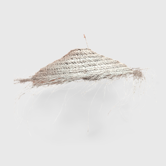 Moroccan handmade Natural Rattan lampshade, Parasol Form - berberlifeshop