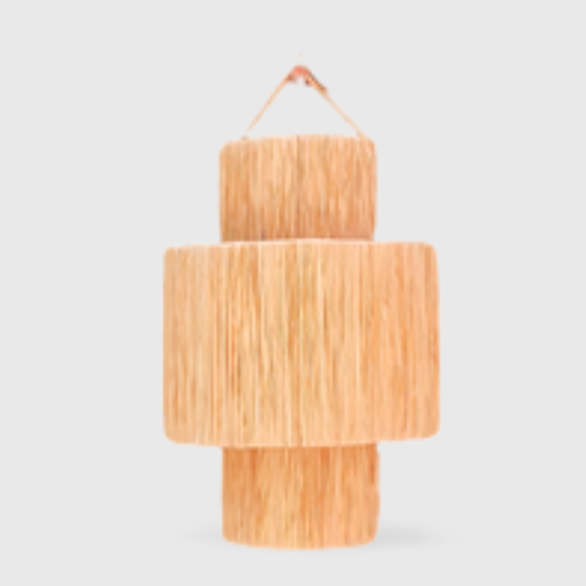 Raffia suspension Lampshade H55cm - berberlifeshop