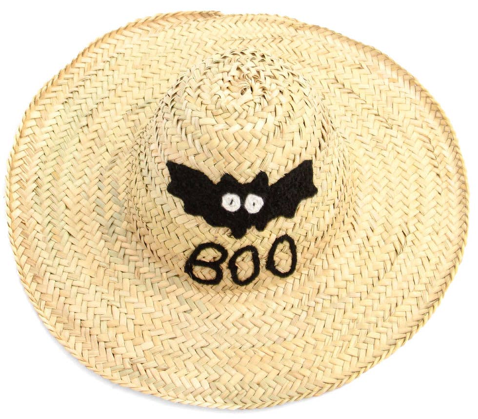 Personalized Handmade Halloween Straw Hat - berberlifeshop